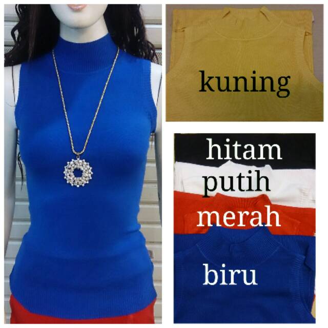 Turtleneck sleeveless