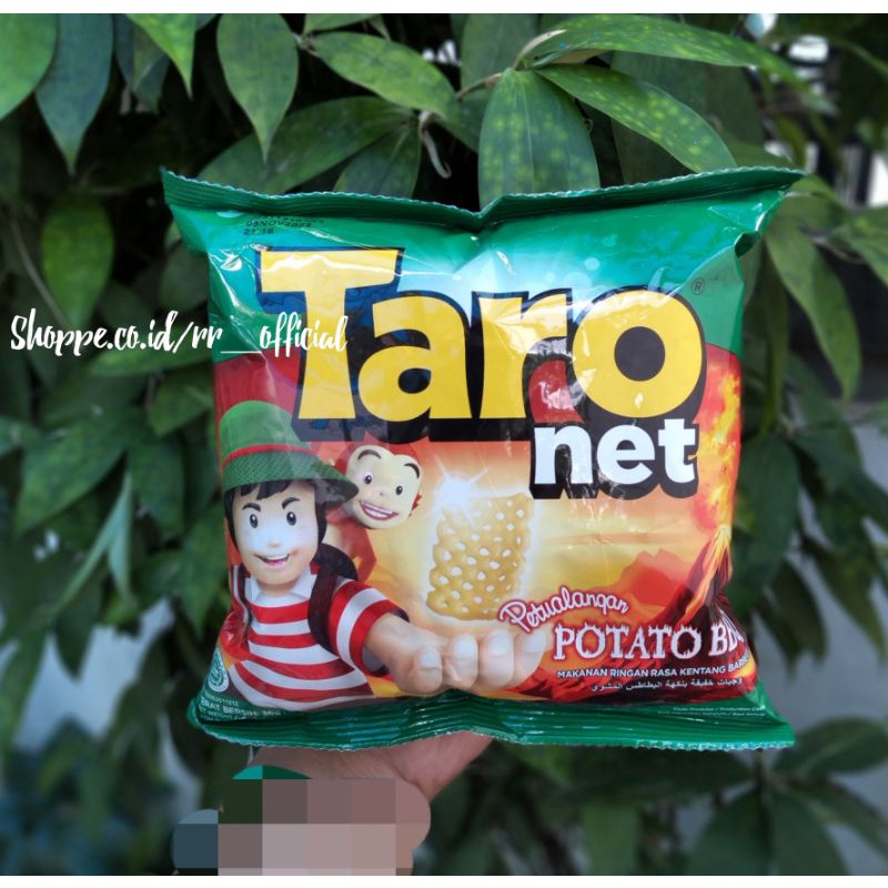 

Taro Net Snack Rasa Potato Barbeque 36gr makanan ringan cemilan anak