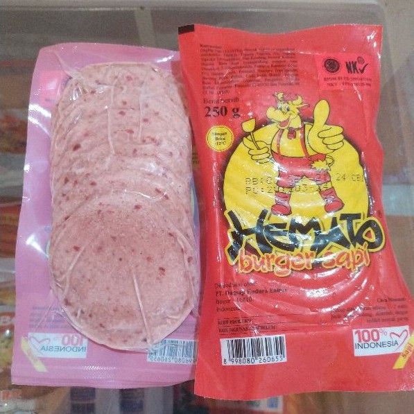 

HEMATO Daging Sapi Burger 10s