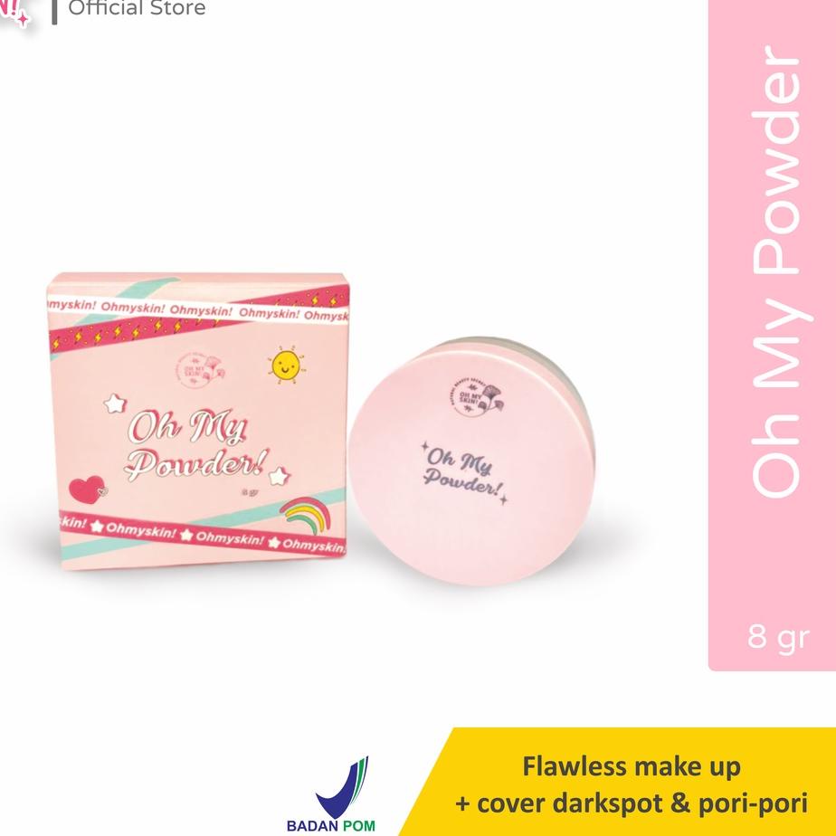 ☄️Awas Oh My Skin Oh My POWDER / bedak tabur | Ready Stok | Termurah | Grosir
