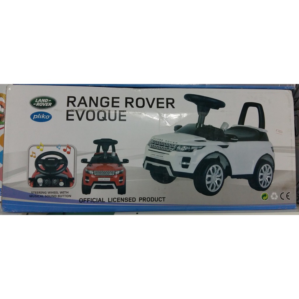 Mobil Pliko Ride On 805 Range Rover Evoque tanpa Aki