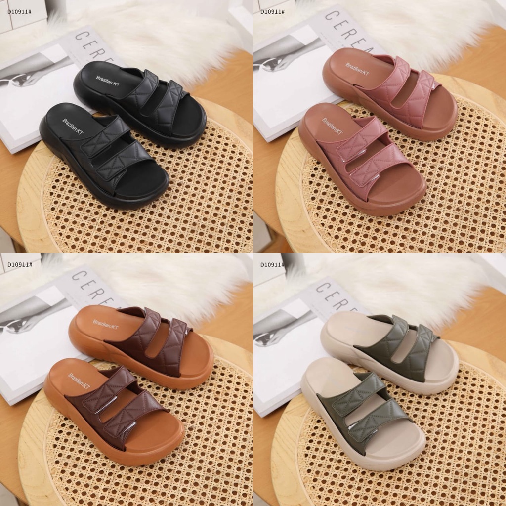 Slippers For Women With Rubber Sandal D10911