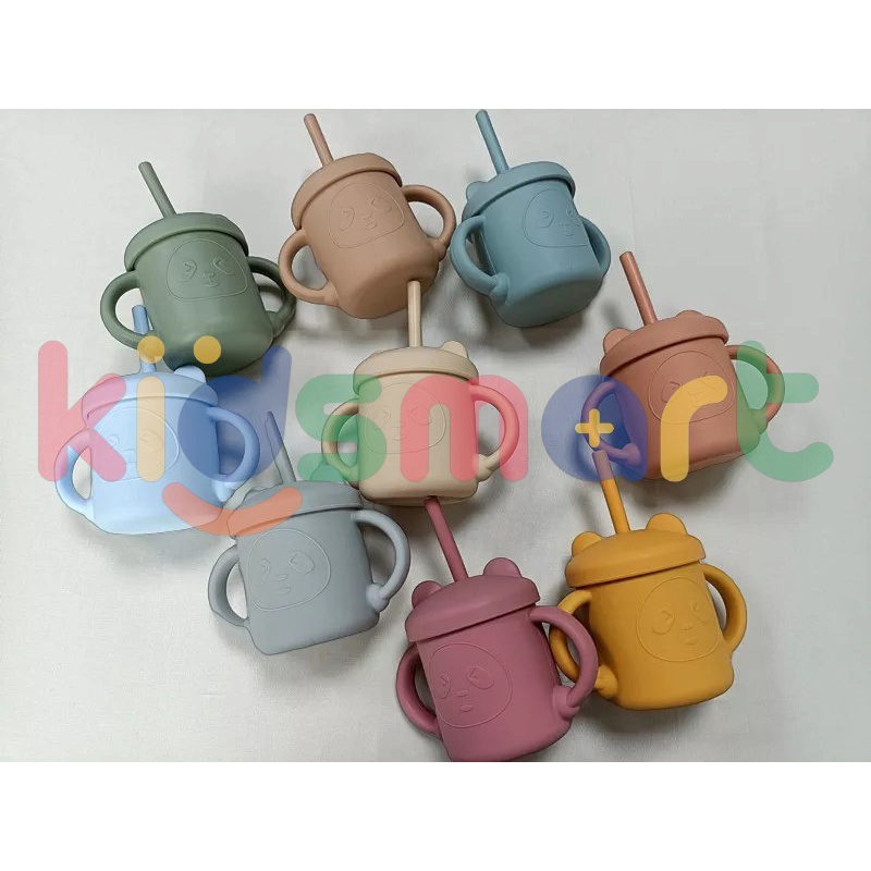 KIDSMART Ear Cup Bayi / Minuman Bayi / Gelas Bayi Silikon / Silicon Cup Baby