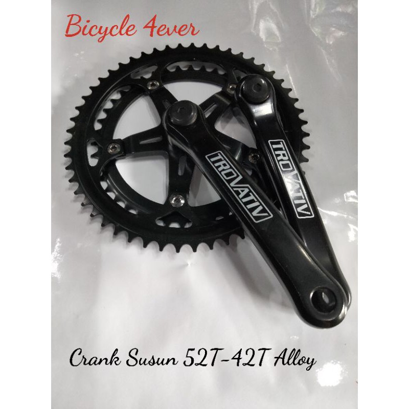 Crank Alloy Truvativ 52T-42T