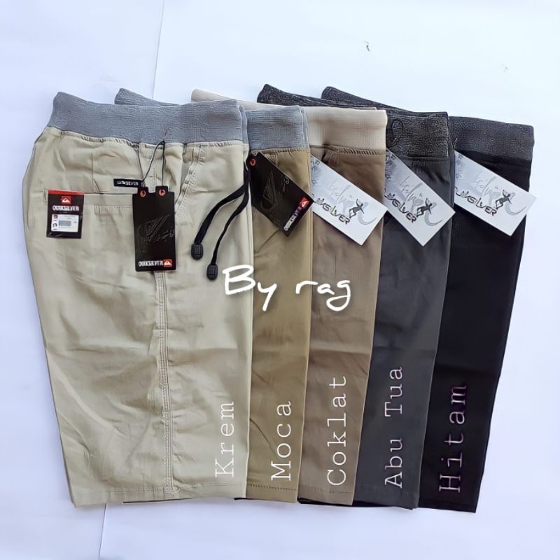 Celana Chino Pendek Ukuran 27-32 Distro Quality Warna Abu