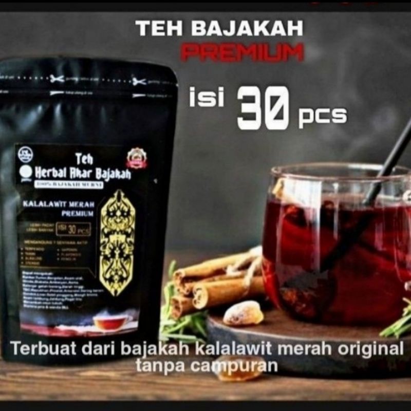 Teh Bajakah Asli Kalimantan Isi 30 kantong - Teh Akar Bajakah premium