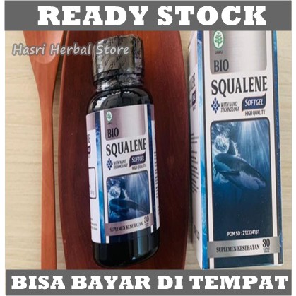 BIO SQUALENE Original 100% Asli (Produk Bergaransi) Obat Herbal Minyak Hati Ikan Hiu - Minyak Ikan - Minyak Hiu - Minyak Hati Ikan Hiu Atasi Berbagai Macam Penyakit Di Kota Jakarta Timur