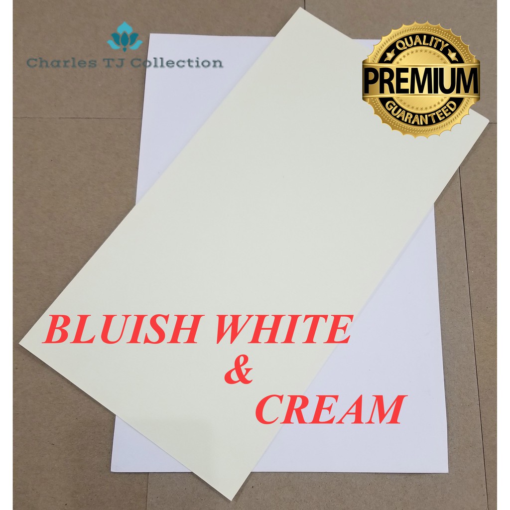 

Kertas Kartu Nama Bluish White / Aster 230gram Folio ( 1 paket isi 50 lembar )