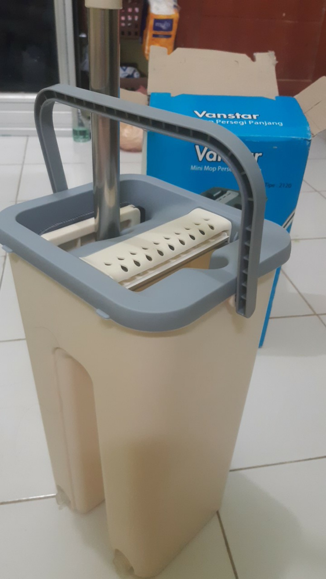 Alat Pel Praktis Ultra Mop Briny Brown Bentuk Persegi Panjang Untuk Perlengkapan Rumah Free 2 Kain