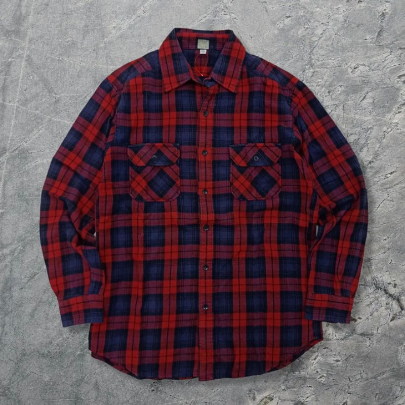 UNIQLO KEMEJA PLAID FLANNEL VETERANO