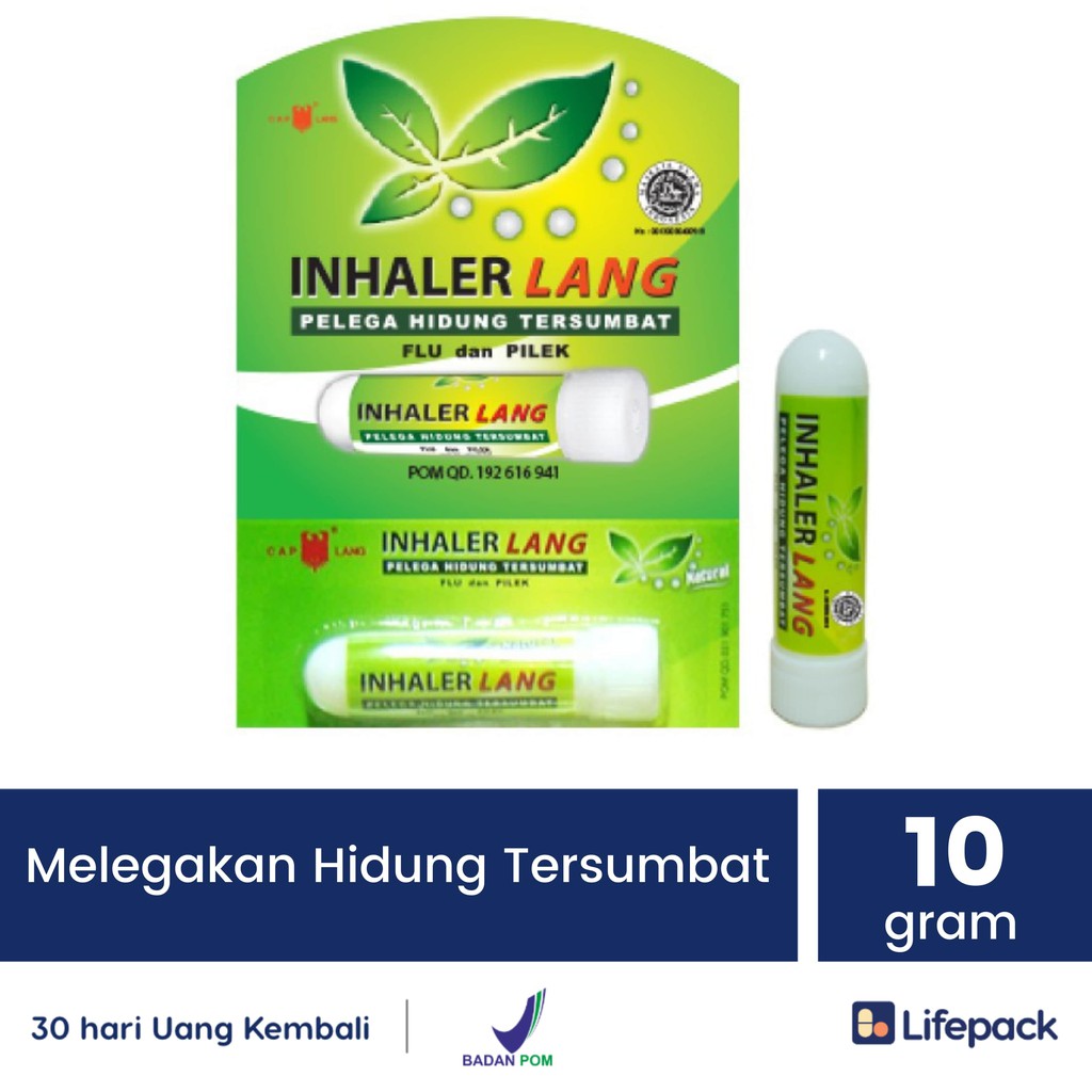 Cap Lang Inhaler - Pelega Hidung Tersumbat - Lifepack-1 Tabung