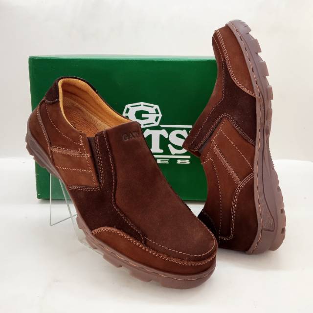 Sepatu kulit GATS TO 2206 Coklat original