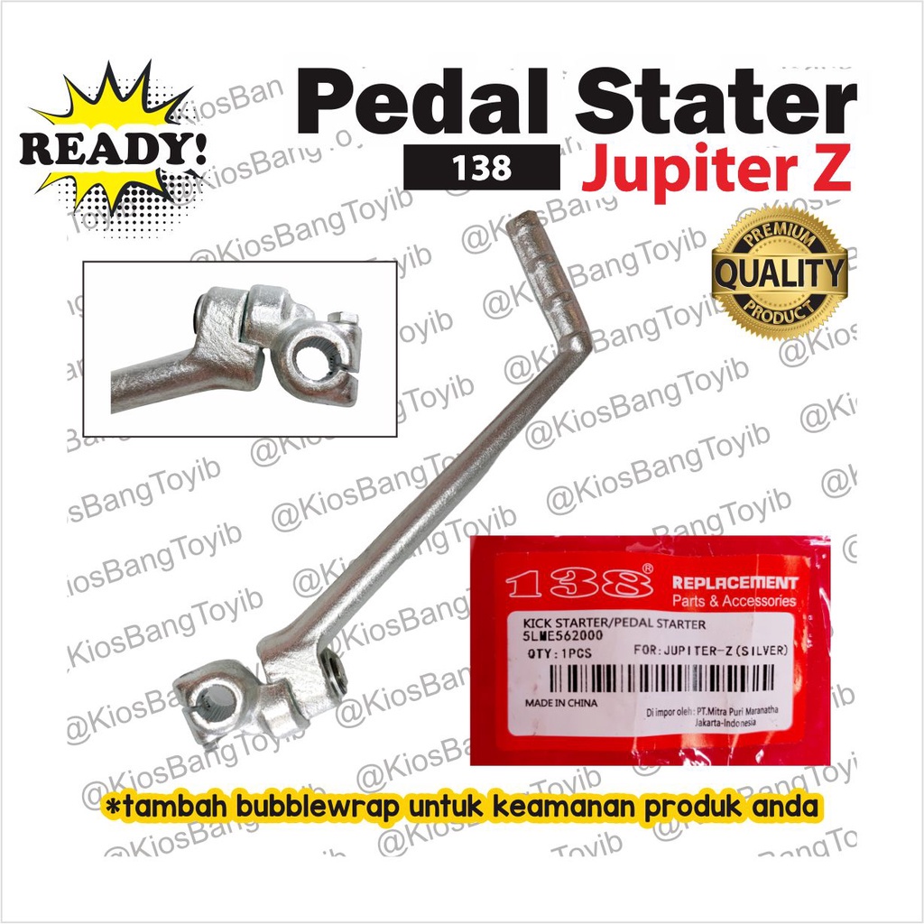 Pedal Kick Stater Starter/Engkol/Selah Yamaha Jupiter Z -(138)-