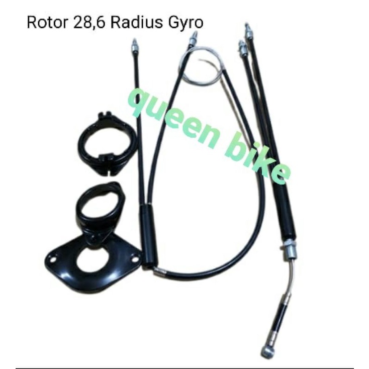 kabel rotor sepeda bmx ukuran 25.4 (standat) dan 28.6 (oversize)