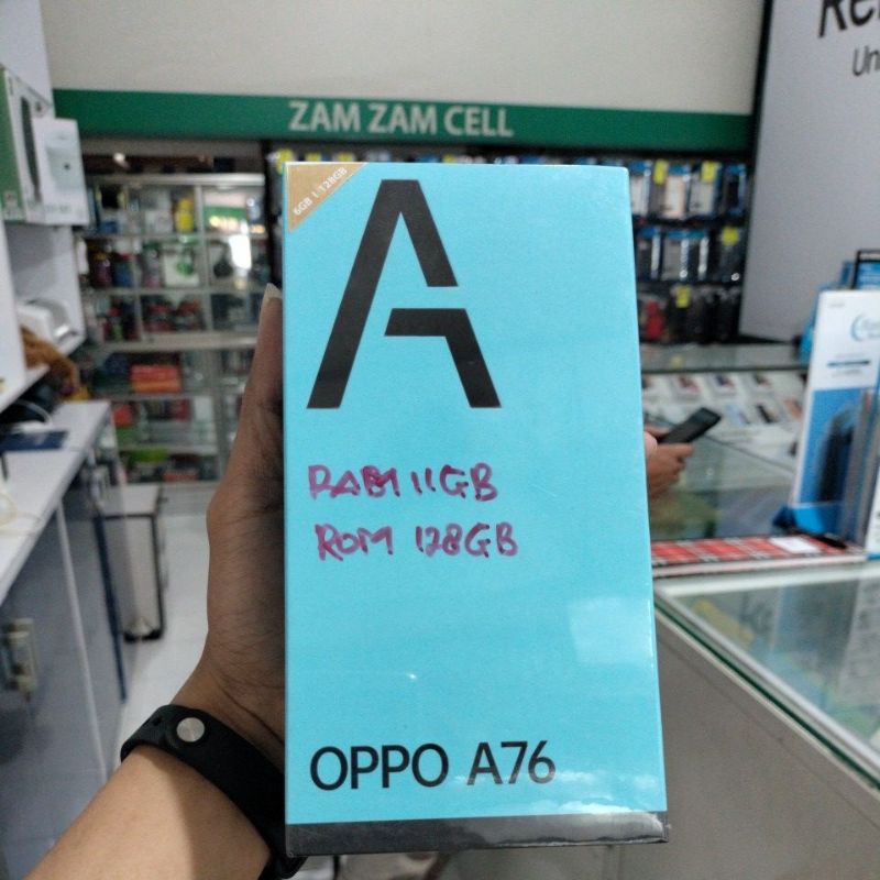 OPPO A76 (RAM 11GB / 128GB) GARANSI RESMI