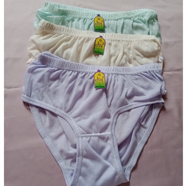 6 Pcs Celana Dalam Wanita Dewasa Polos / CD Wanita Dewasa / Cangcut Wanita Dewasa Polos Berkualitas