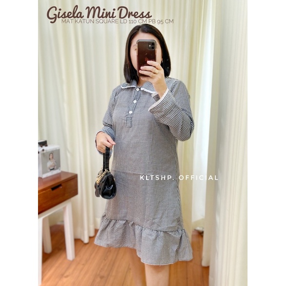 GISELA MINI DRESS RENDA //  DRESS RENDA MOTIF SQUARE