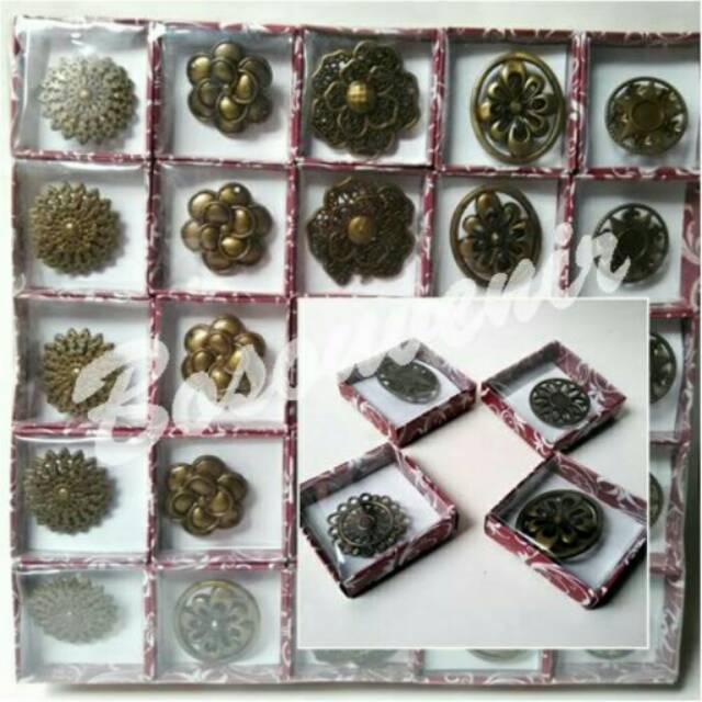isi 50pcs souvenir pernikahan bros bakar kemasan box