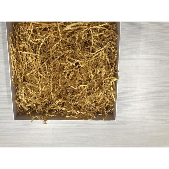 

➲ Shredded paper / plasma yellow gold crinkle cut 200 gr / kuning emas ➷