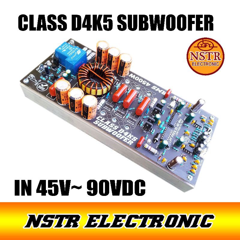 class d 4k5 - 4500watt plus subwoofer