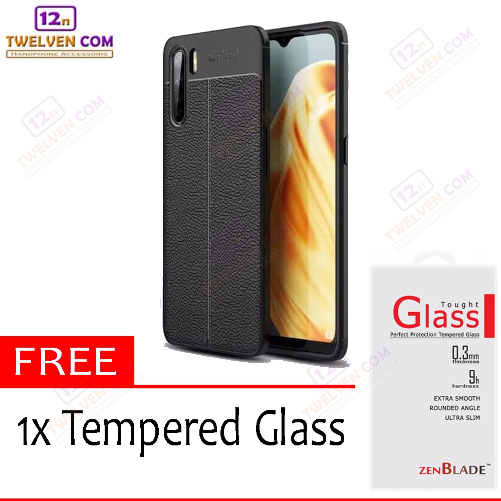 [FLASH SALE] Case Auto Focus Softcase Oppo A91 / Reno 3 - Free Tempered Glass