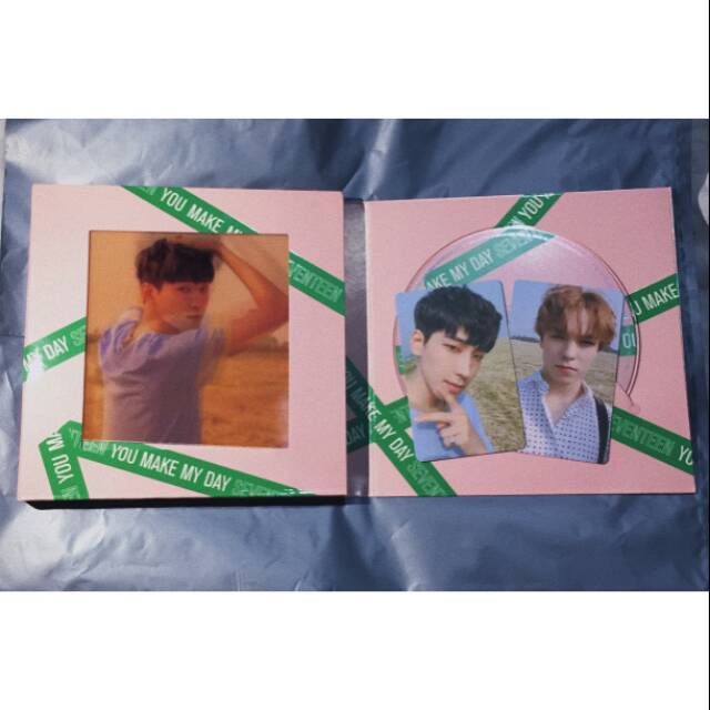 [BOOKED] UNSEALED You Make My Day Album SEVENTEEN Follow Ver. Wonwoo Lenticular PC, Vernon PC
