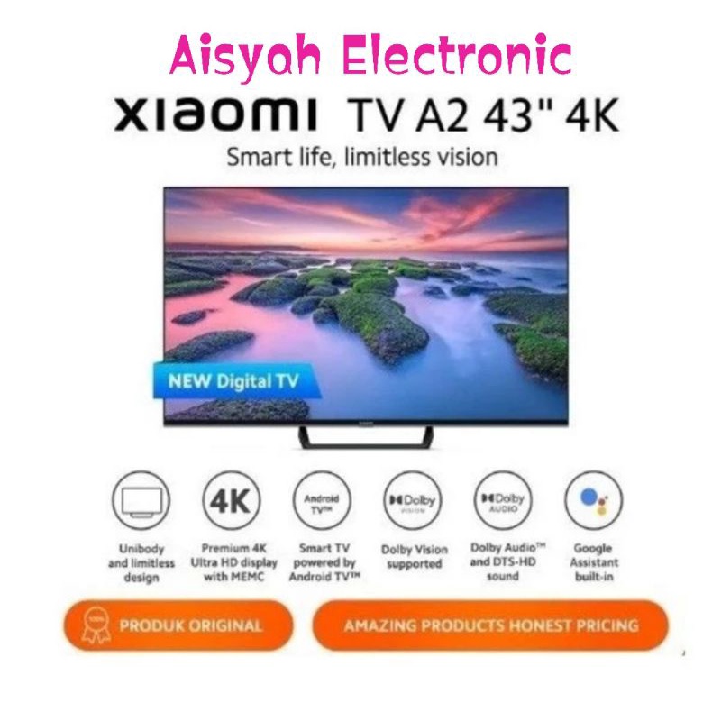 GOOGLE TV XIAOMI 43 INCH UHD 4K (43A2)