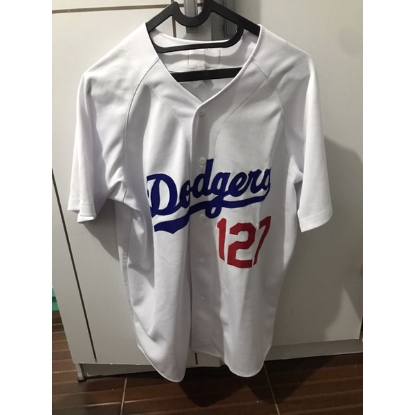 WTS BAJU JERSEY DODGERS BASEBALL NCT 127 HAECHAN SIZE L