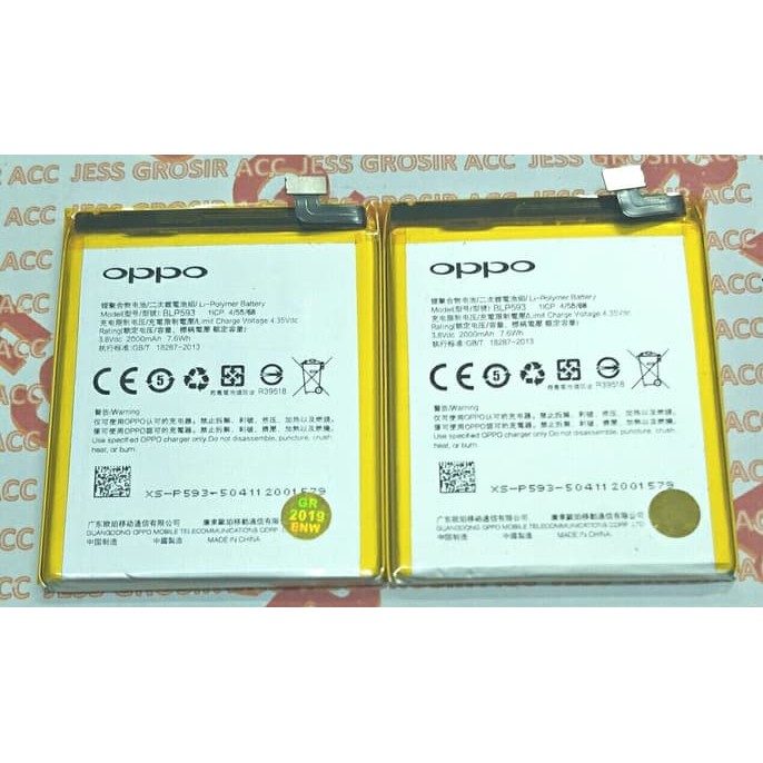 Battery Batre Baterai Oppo A31 Neo 5 R1201 A31U A31C BLP593 BLP-593 BLP 593