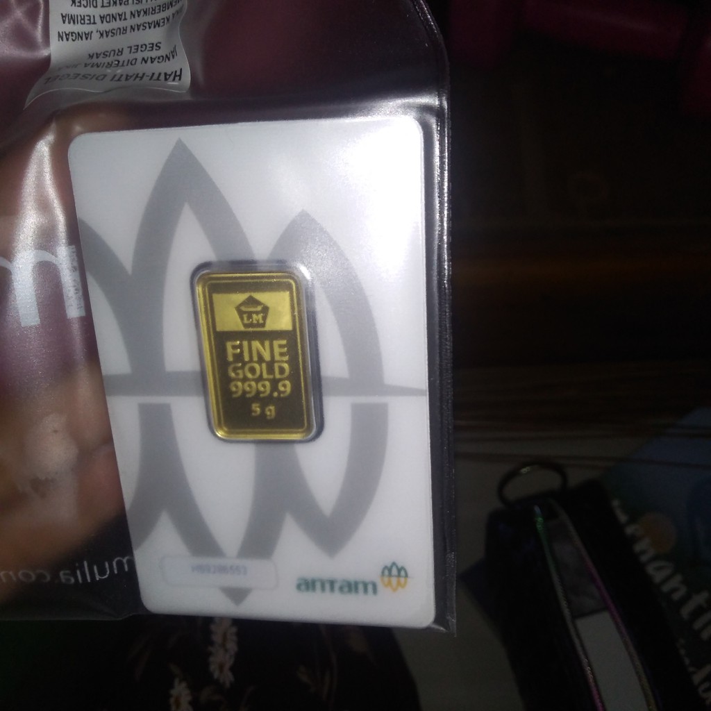 Logam mulia Antam 5gr Antam 5 gram press 2020 antam