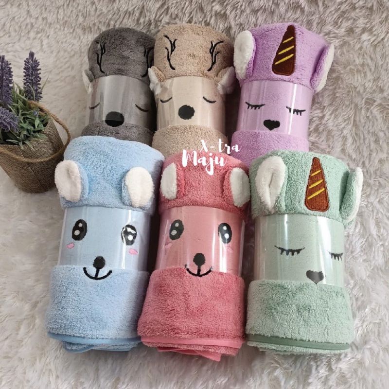 handuk mandi anak uk.60x120cm | handuk micro bulu | baby towel premium