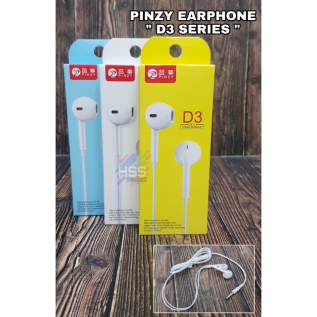 Headset Earphone Stereo D3 with Microphone