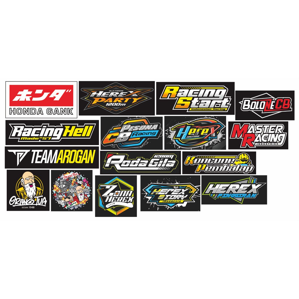 

Sticker Pack Herex Dan Merk Brand
