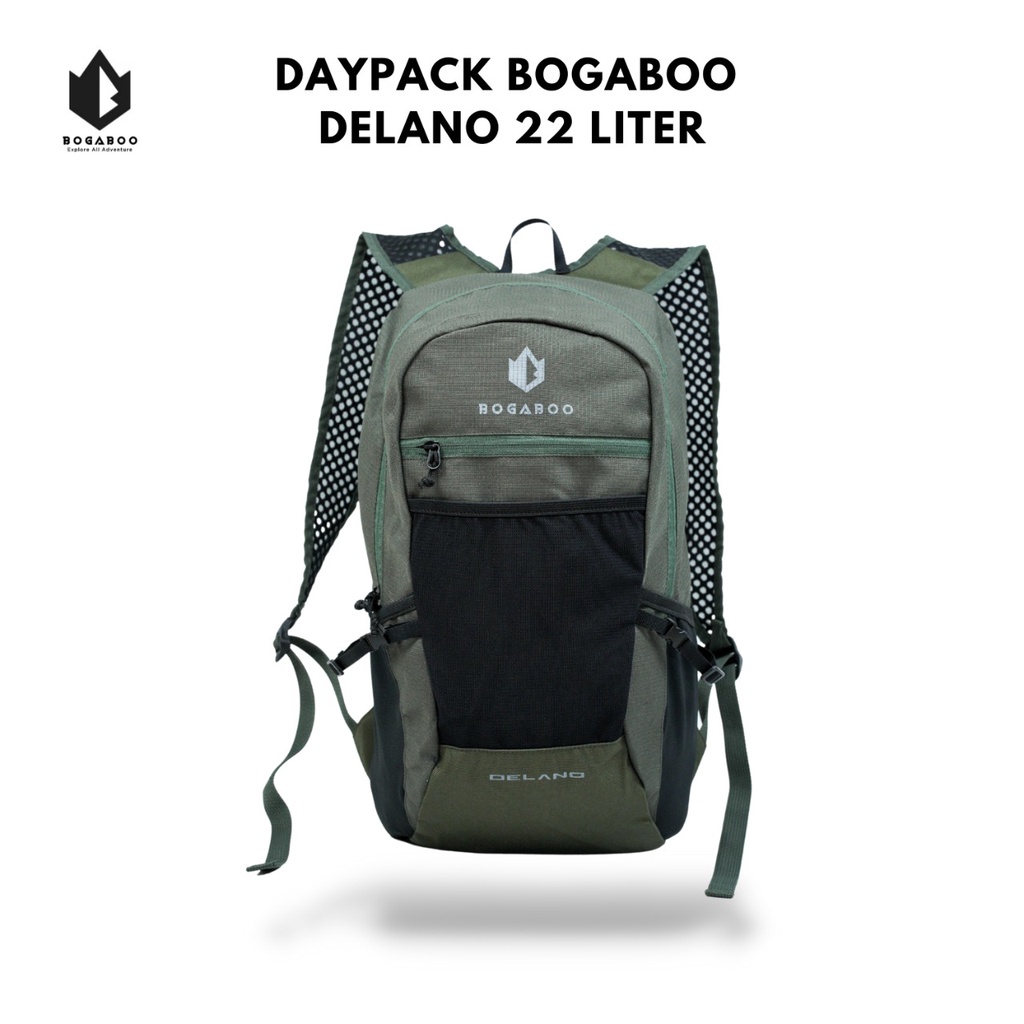 Tas Ransel bogaboo delano 22 Liter - tas sekolah- Tas Muncak  summit - daypack ultralight - tas Hiking ultralight