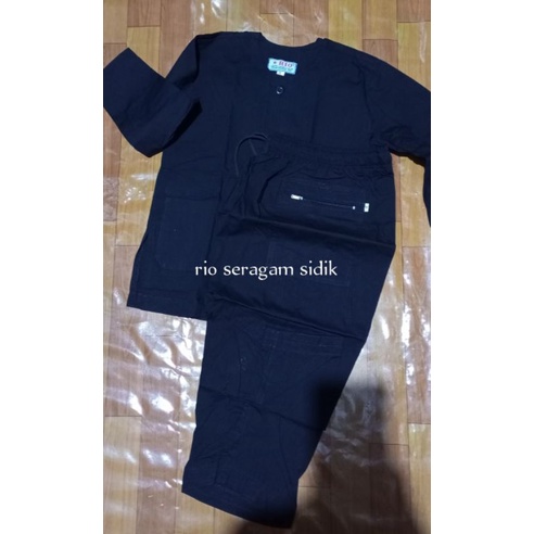 BAJU PANGSI SUNDA POLOS SETELAN BAHAN KATUN