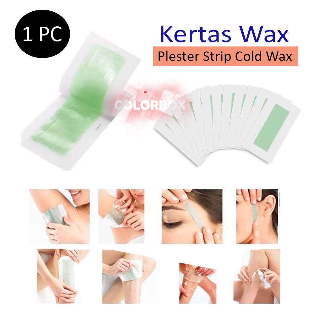 Kertas Wax Pencabut Bulu Penghilang Bulu Tubuh Wajah Plester Pencabut Bulu Plester Strip Cold Wax Paper Wax