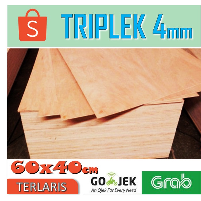 TRIPLEK 4mm 60x40 cm | TRIPLEK 4 mm 40x60cm | Triplek Grade A