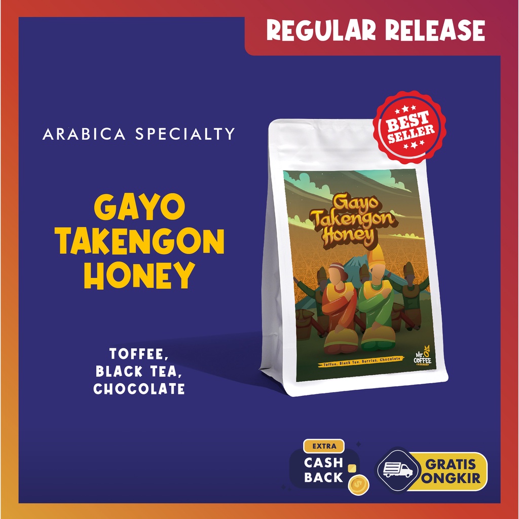 

Kopi GAYO HONEY TAKENGON 200g | Single Origin Arabika Specialty