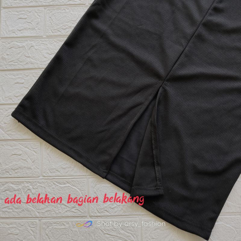 ROK SPAN KNIT Premium - Span Rajut Wanita