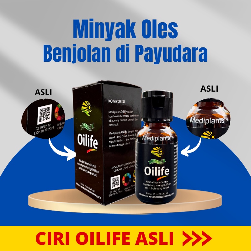 OILIFE Obat Herbal Benjolan di Payudara / Minyak Oles Benjolan di Payudara