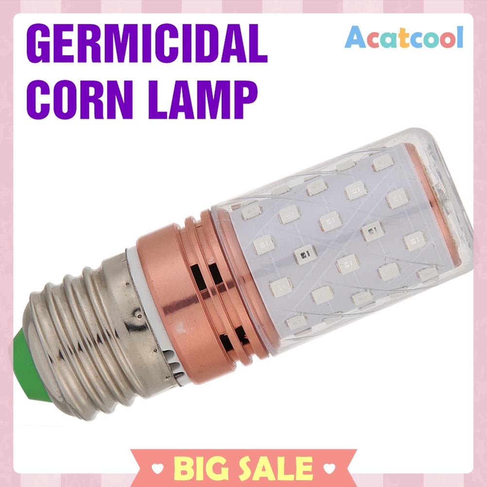 E27 60 LED UV Germicidal Corn Lamp Home Sterilize Disinfection Light Bulb