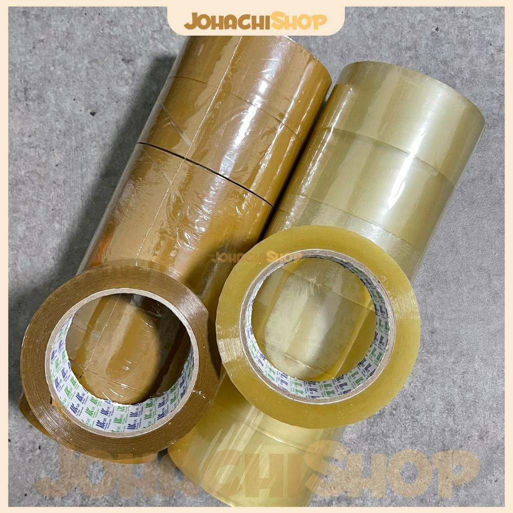 

[6 roll] Lakban ABC Tape Bening Coklat 48 MM x 90 YARD