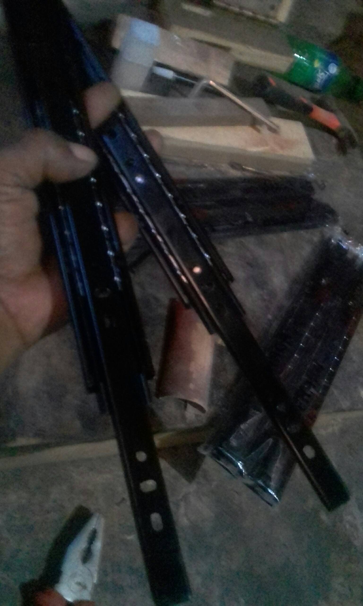 Uk. 400 Mm - Rel Laci (hitam) Full Extension / Double Lenaga Rd-35