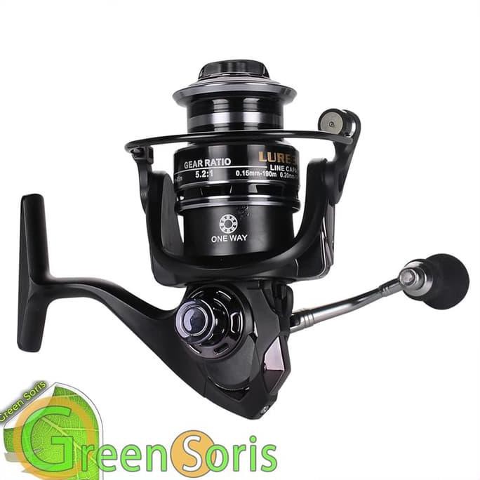 DEBAO FISHMAN LURE 3000 SPINNING REEL PANCING 5.2:1 12+1 BALL BEARING