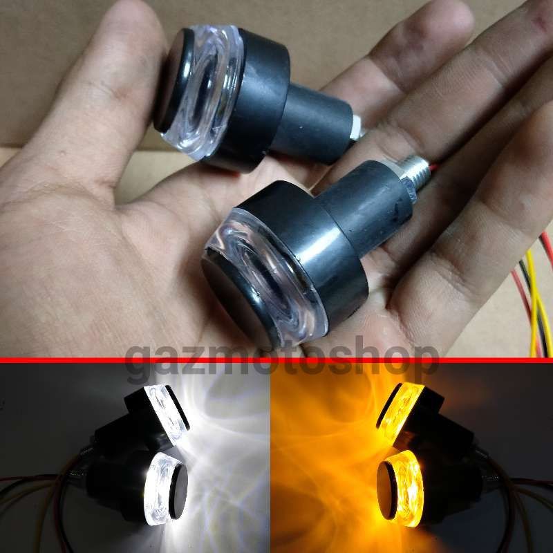 Lampu Sein Jalu Stang Reteng Bar End