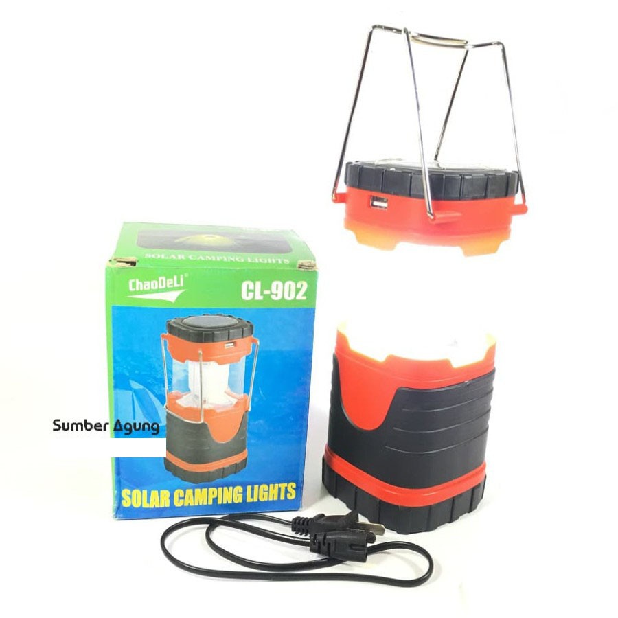 CL902 Chaodeli Lentera Tarik Solar Camping Lights Terang Berkualitas