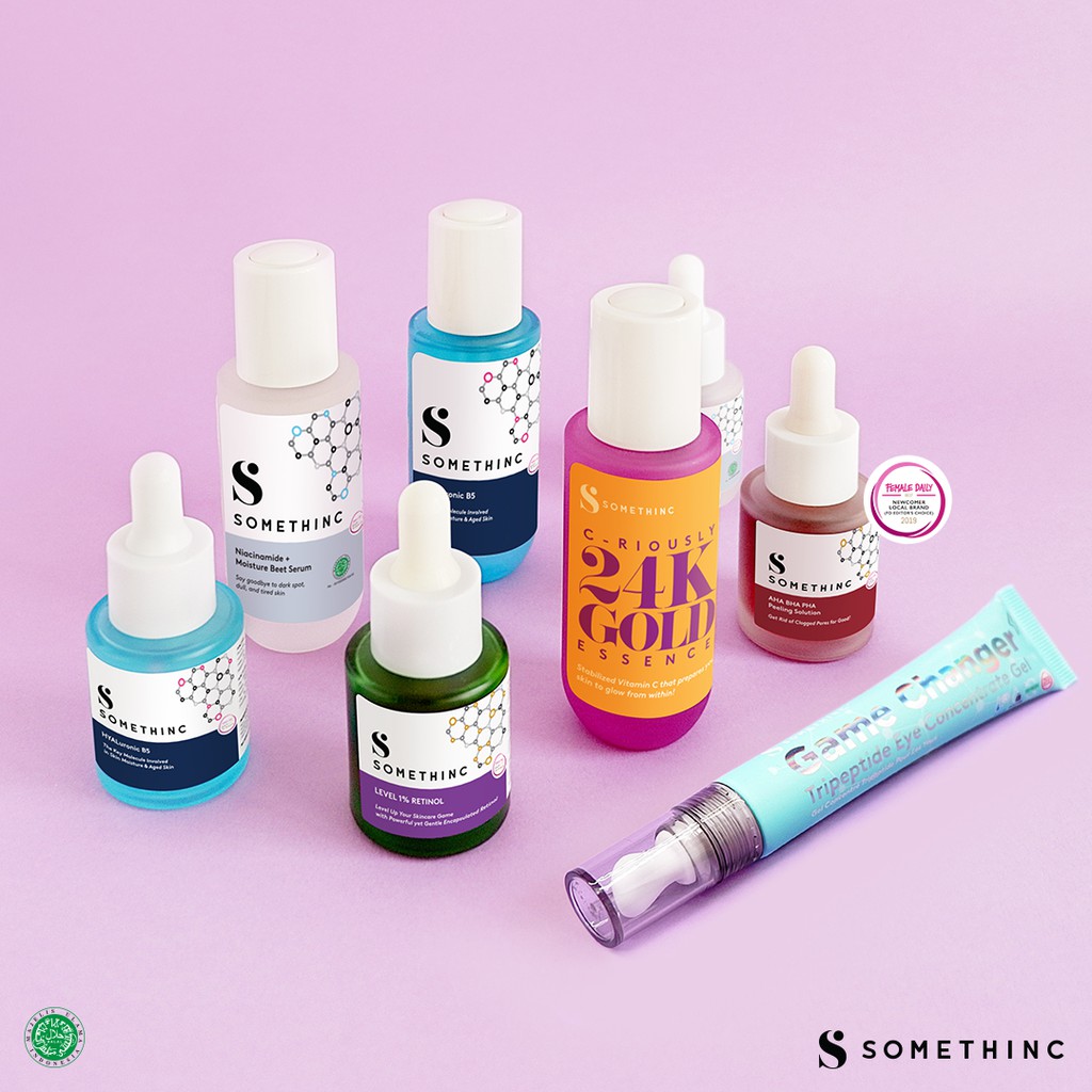 SOMETHING NIACINAMIDE SERUM | HYALURONIC B5 | BAKUCHIOL | AHA BHA | RETINOL | CERAMIC