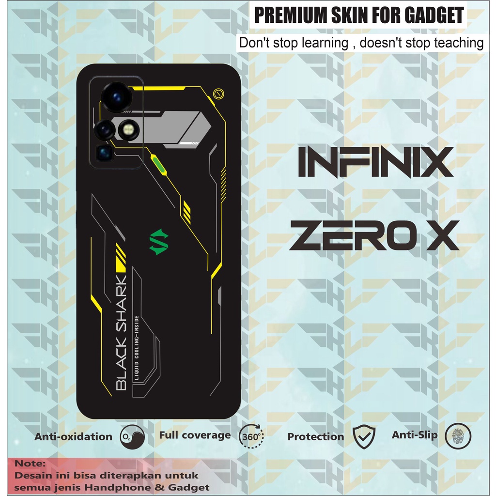 GARSKIN HANDPHONE INFINIX ZERO X MOTIF BLAKSAK