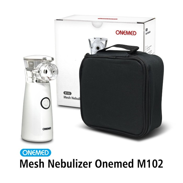 Mesh Nebulizer OneMed M 102 Portable / Alat Uap Bantu Pernafasan Asma