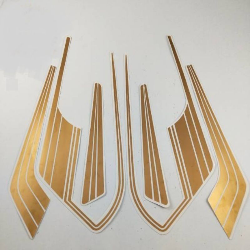 Striping R lis stiker standar Ori Yamaha RX spesial RX King RX s RX K cango gold 1992 stiker Ori RX 